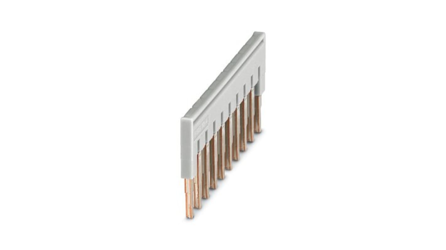 Pont enfichable Phoenix Contact FBS 10-4 GY pour Blocs terminal à rail DIN