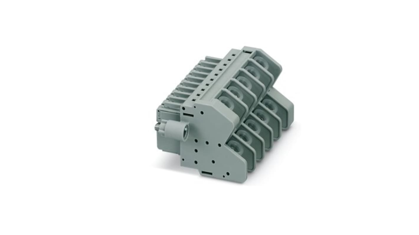 Phoenix Contact BP 4-5VT Series Terminal Plug for Use with Din Rail, 15A