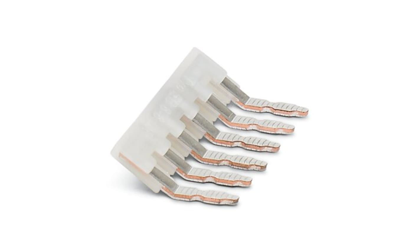 Phoenix Contact EB 6- 6/DR Series Insertion Bridge for Use with DIN Rail Terminal Blocks