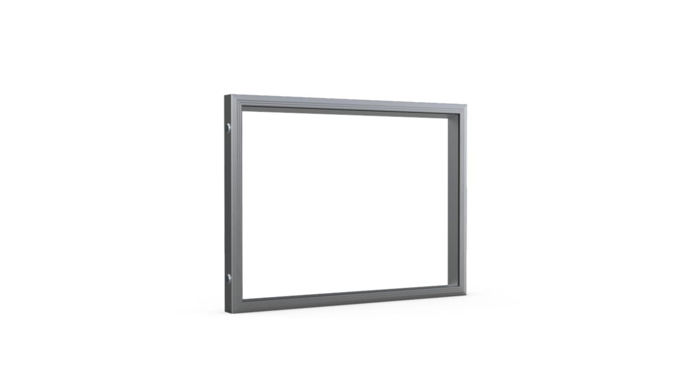 nVent HOFFMAN AD Series Lockable Acrylic, Aluminium RAL 7035 Transparent Door, 500mm W, 700mm L for Use with Enclosures