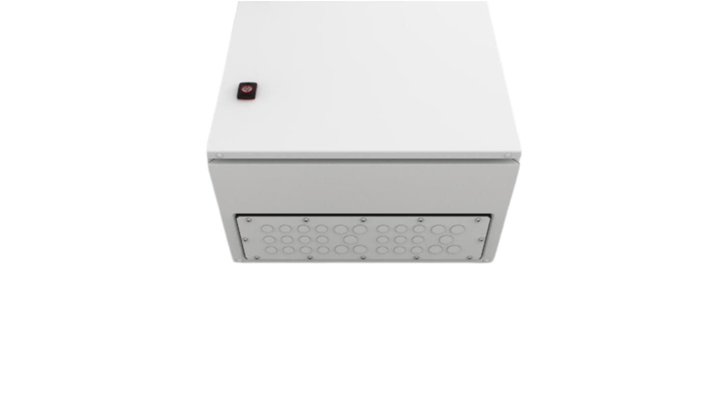 nVent HOFFMAN 低碳钢压盖板, RAL 7035, 用于外壳, 542mm长 x 88mm宽, AFK系列