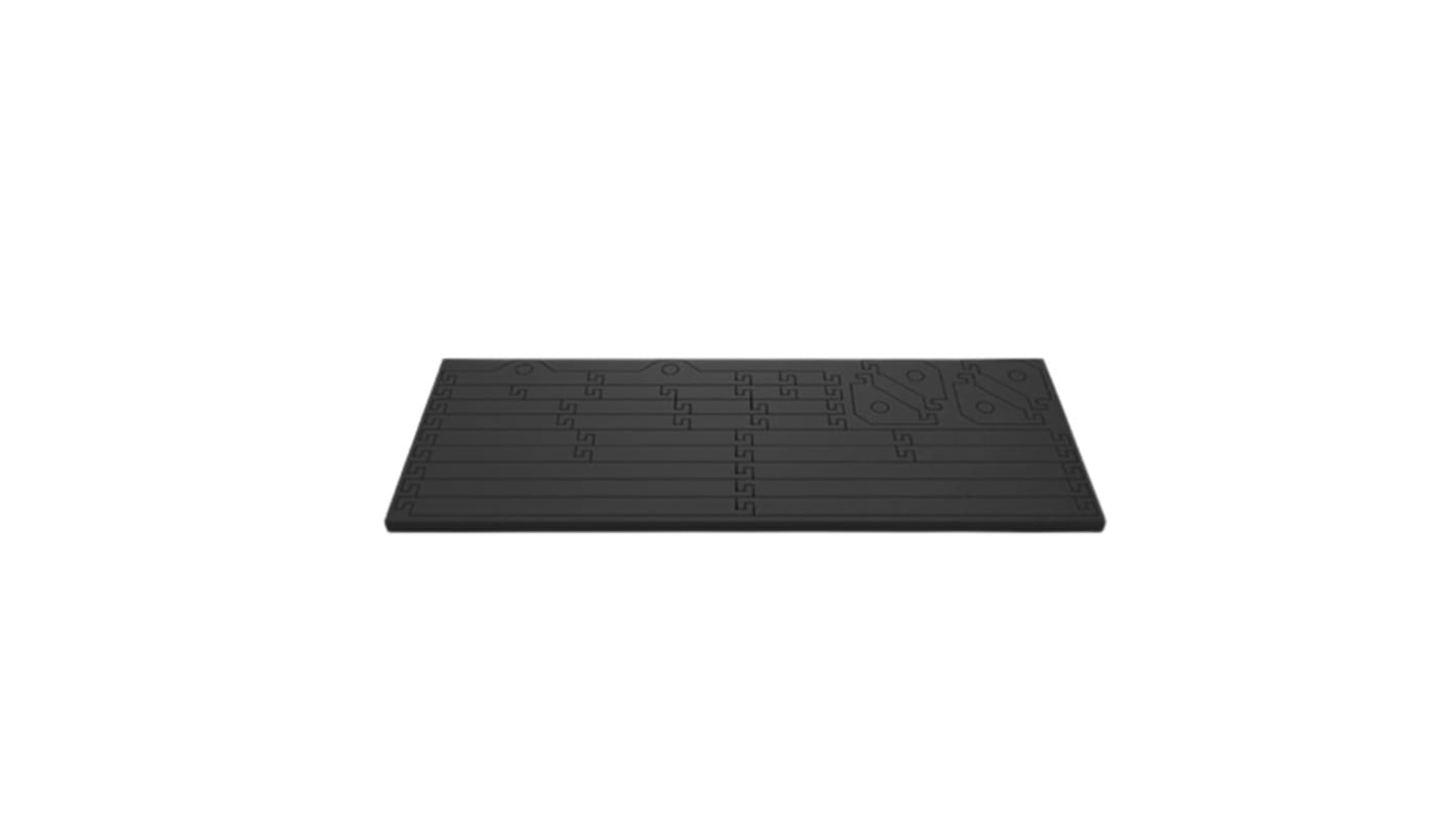 nVent HOFFMAN CK Series EPDM Rubber Mounting Plate, IP66, 794 mm x 269 mm x 5mm
