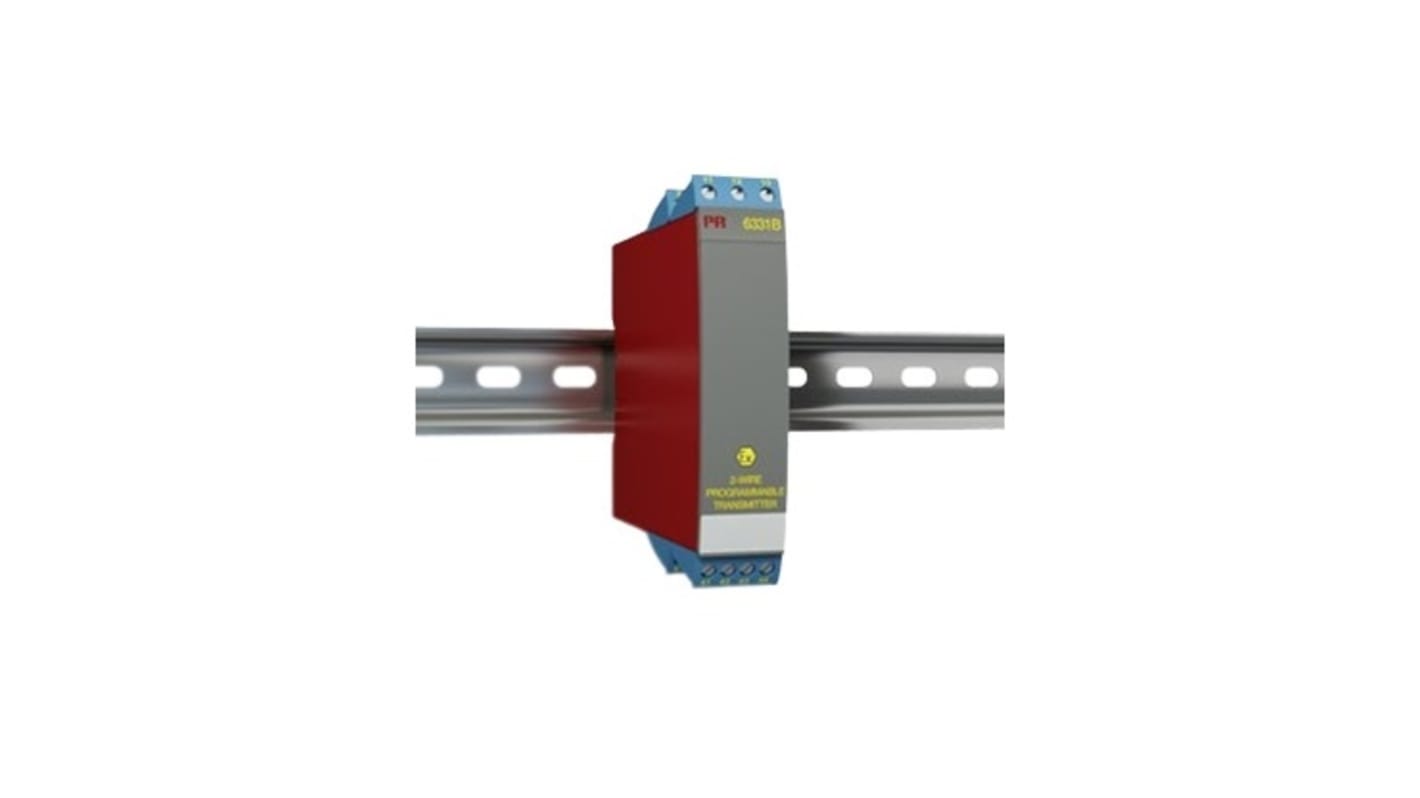 PR Electronics 6300 Temperature Transmitter Linear Resistance, RTD, Thermocouple Input, 7.2 → 30 V dc