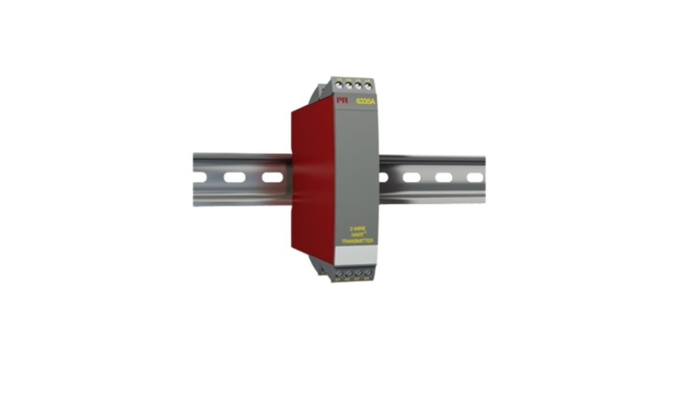 PR Electronics 6300 Temperature Transmitter Linear Resistance, RTD, Thermocouple Input, 7.2 → 30 V dc