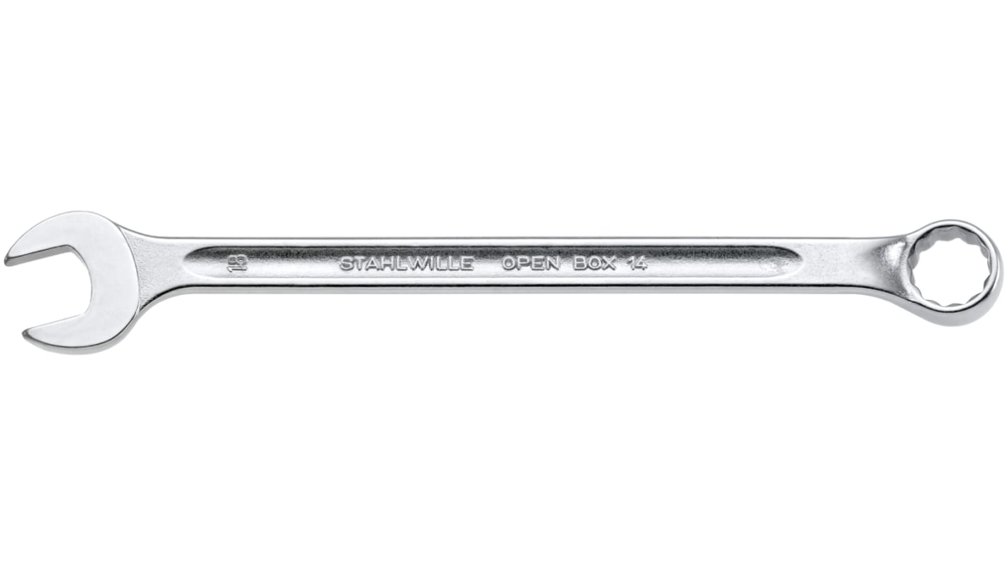STAHLWILLE 14 Series Combination Spanner, 19mm, 1in, Metric, Height Safe, 265 mm Overall