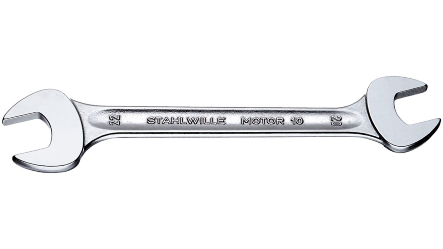 Chiave a forchetta doppia STAHLWILLE 10AN, lungh. 205 mm, bocca poligonale 18mm