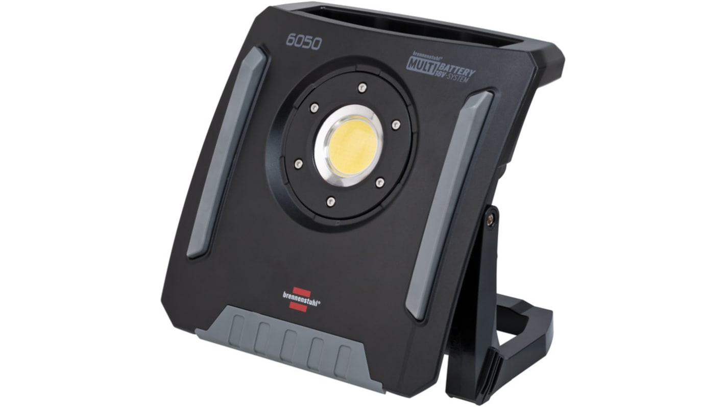 brennenstuhl Rechargeable LED Work Light, 6200 lumens, CEE Plug, 100→240 V, IP65