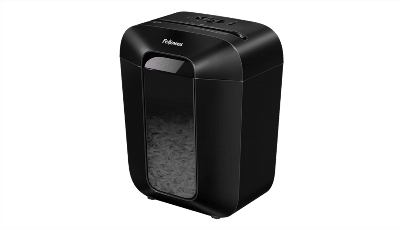 Fellowes Powershred LX45 17L Cross Cut Shredder Paper Clips and Credit Cards, Shreds Staples