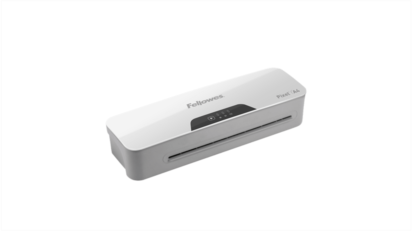 Fellowes Pixel A4 Hot (x2) & Cold A4 Laminator Grey/White