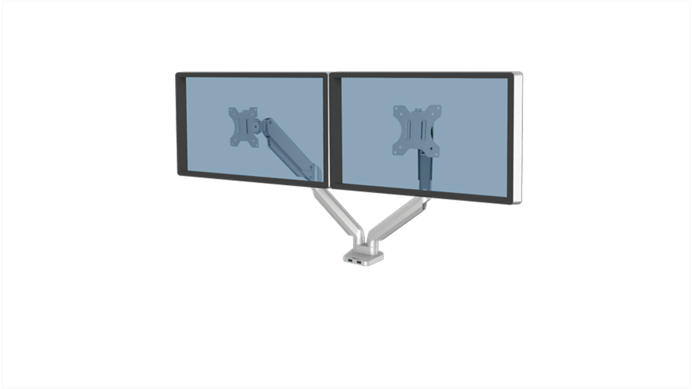 Ramię do monitora biurkowy VESA 75 x 75mm obciążenie 8kg rozmiar 812.8mm Fellowes