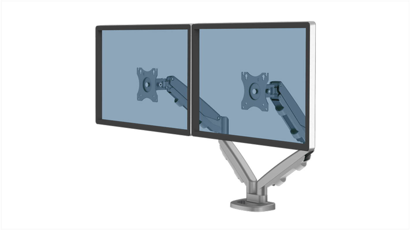 Fellowes Desk Mounting Monitor Arm for 2 x Screen, 1016mm Screen Size