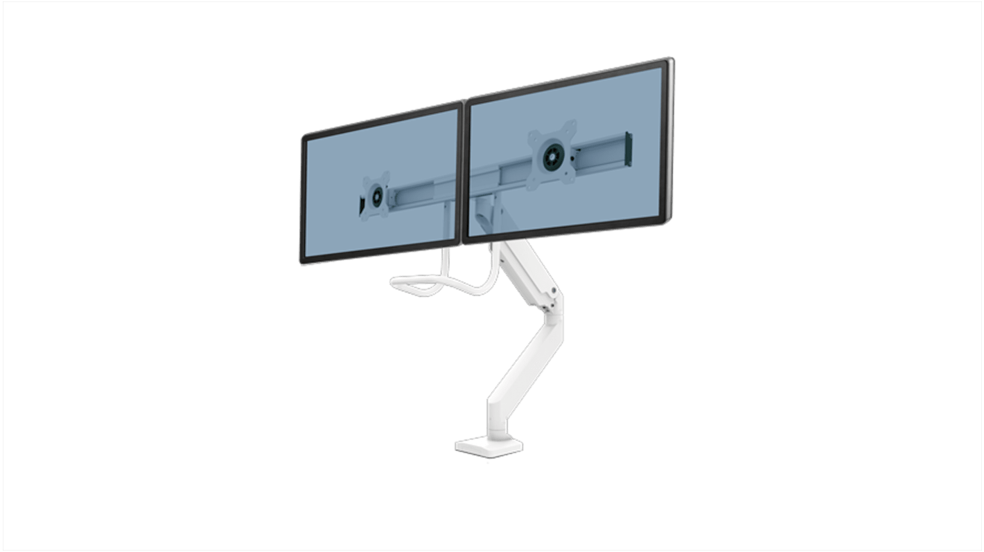 Fellowes Desk Mounting Monitor Arm for 2 x Screen, 812.8mm Screen Size