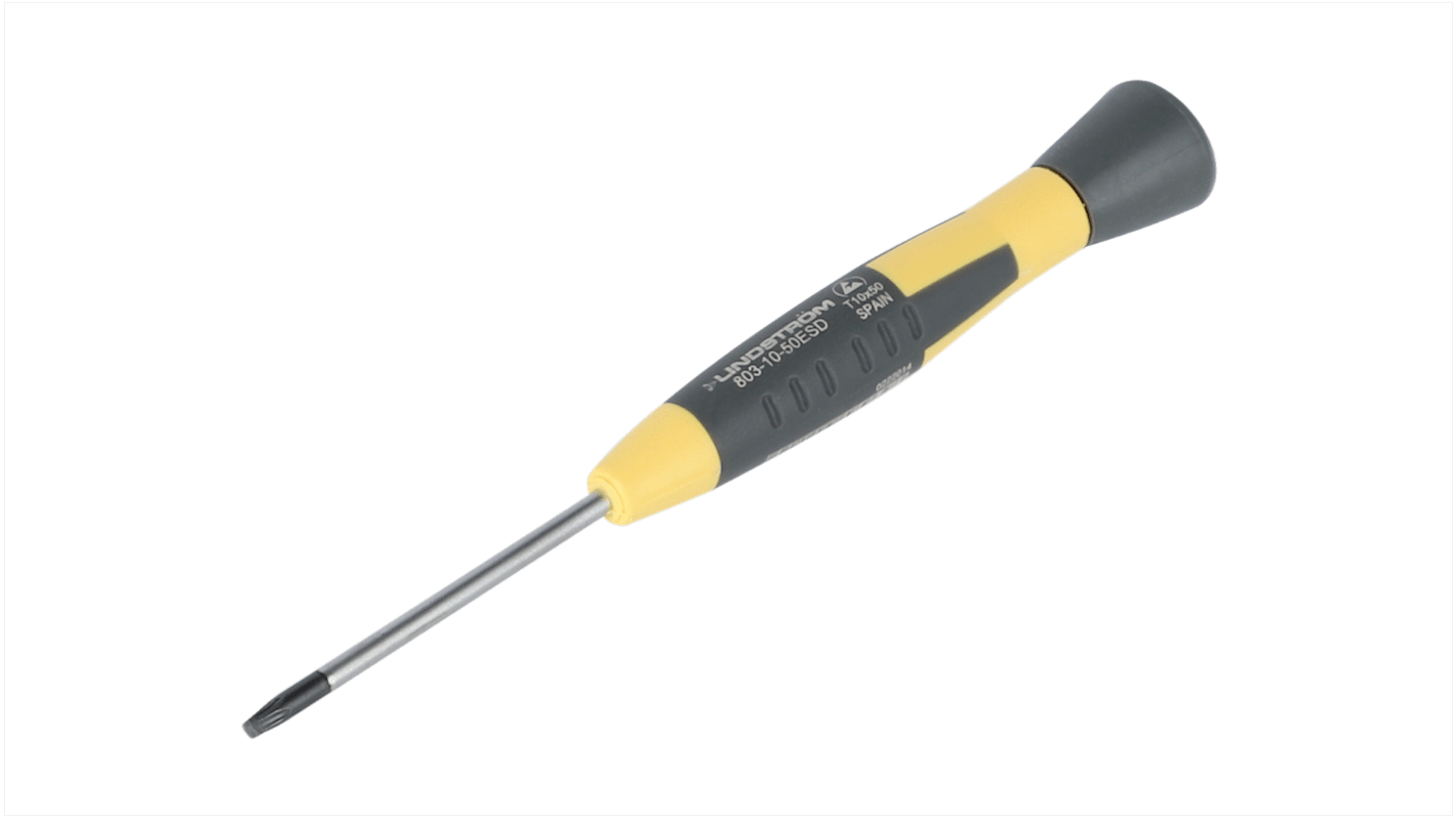 Lindstrom Torx Precision Screwdriver, 10 mm Tip