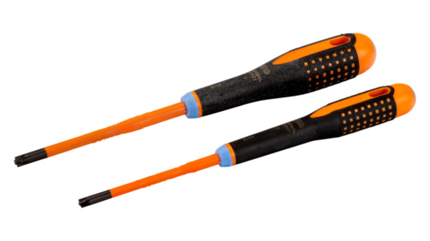 Bahco Pozidriv Insulated Screwdriver Set, 2-Piece