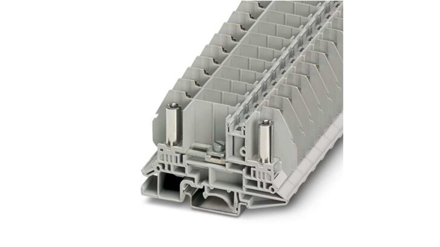Phoenix Contact 3058114 RBO 5-T Series Grey, 10mm², 1-Level, Bolt Termination