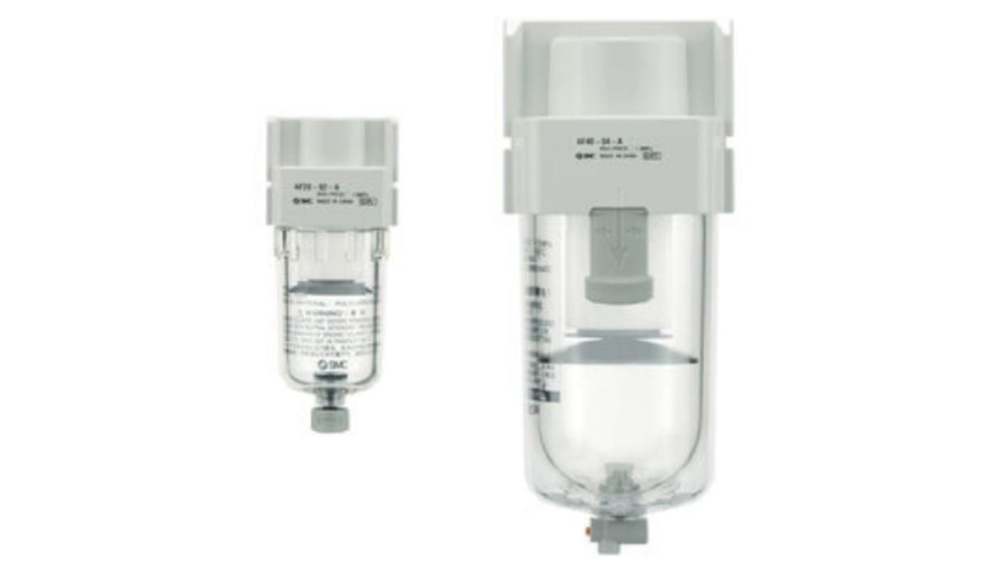 SMC Wasser-Filterpatrone, 40μm, 1500l/min, 1bar, für SMC-Filter Serie AF, AF20-A