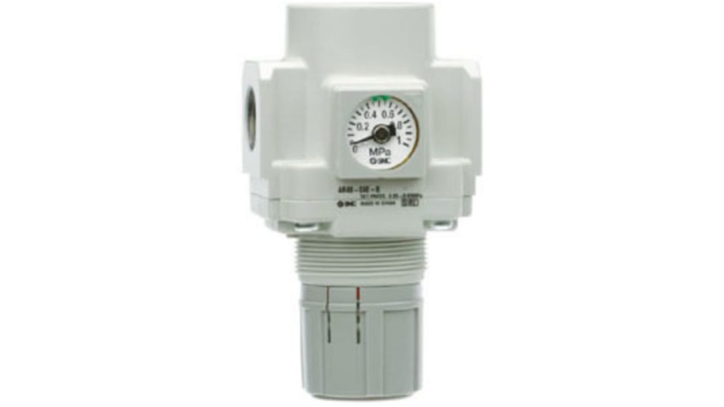 SMC Trykluftregulator, Tilslutning: G 1/4 0.05MPa
