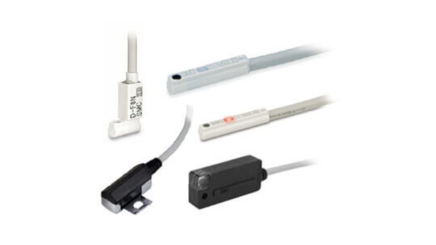SMC PNP Solid State Switch Auto Switch, D-M9P(V) Series, 12 → 24V dc, with LED indicator