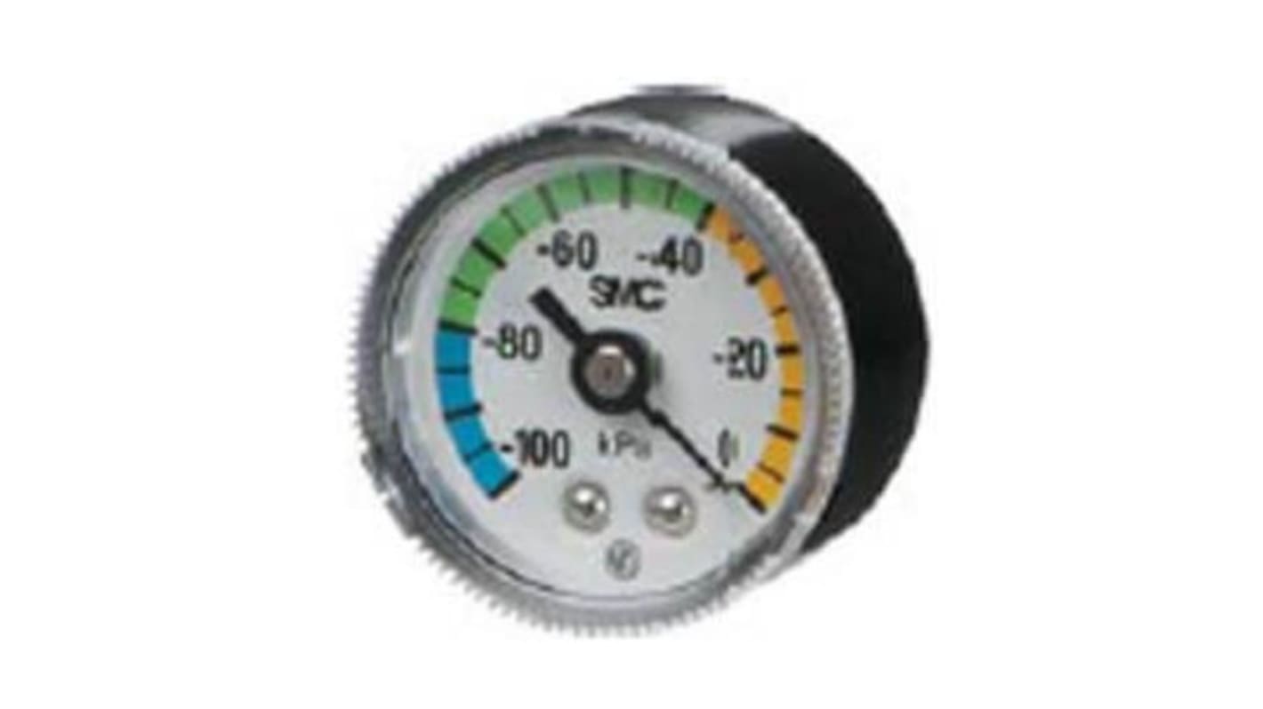 SMC R 1/4 Analogue Pressure Gauge Back Entry 57mm Outside Diameter