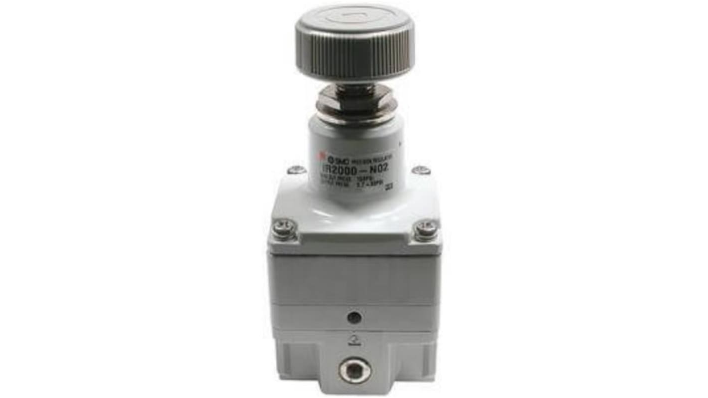 SMC Rc 1/8 Pneumatic Regulator - 1MPa to 0.05MPa, G 1/8 Female in, 1Mpa max. input, IR1000-01