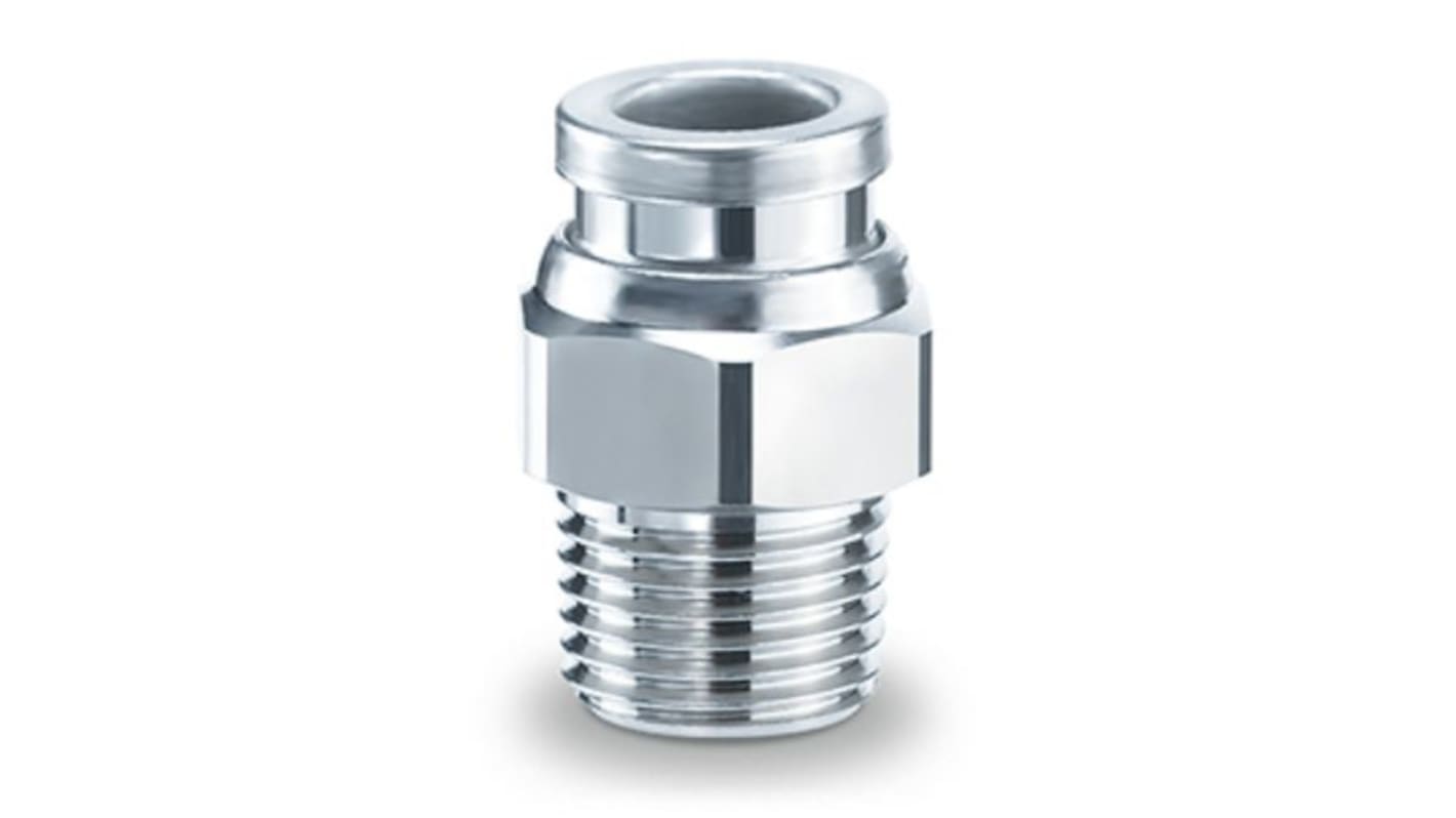 SMC KQB2 Series Threaded-to-Tube, R 1/2 to 10 mm, Threaded-to-Tube Connection Style, SERIE KQB2