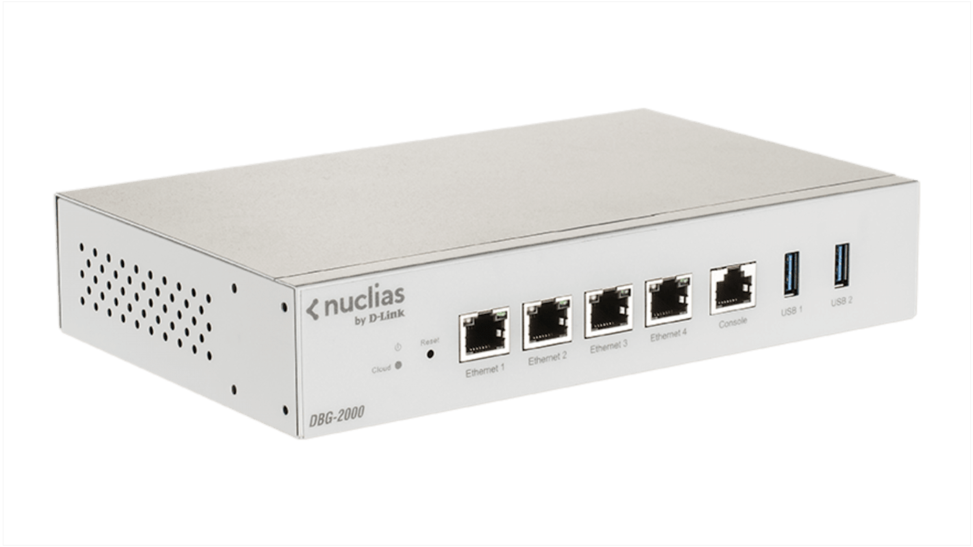D-Link Nuclias Cloud SD-WAN Gateway 4 Port Nuclias Cloud Switch, 10/100/1000Mbit/s