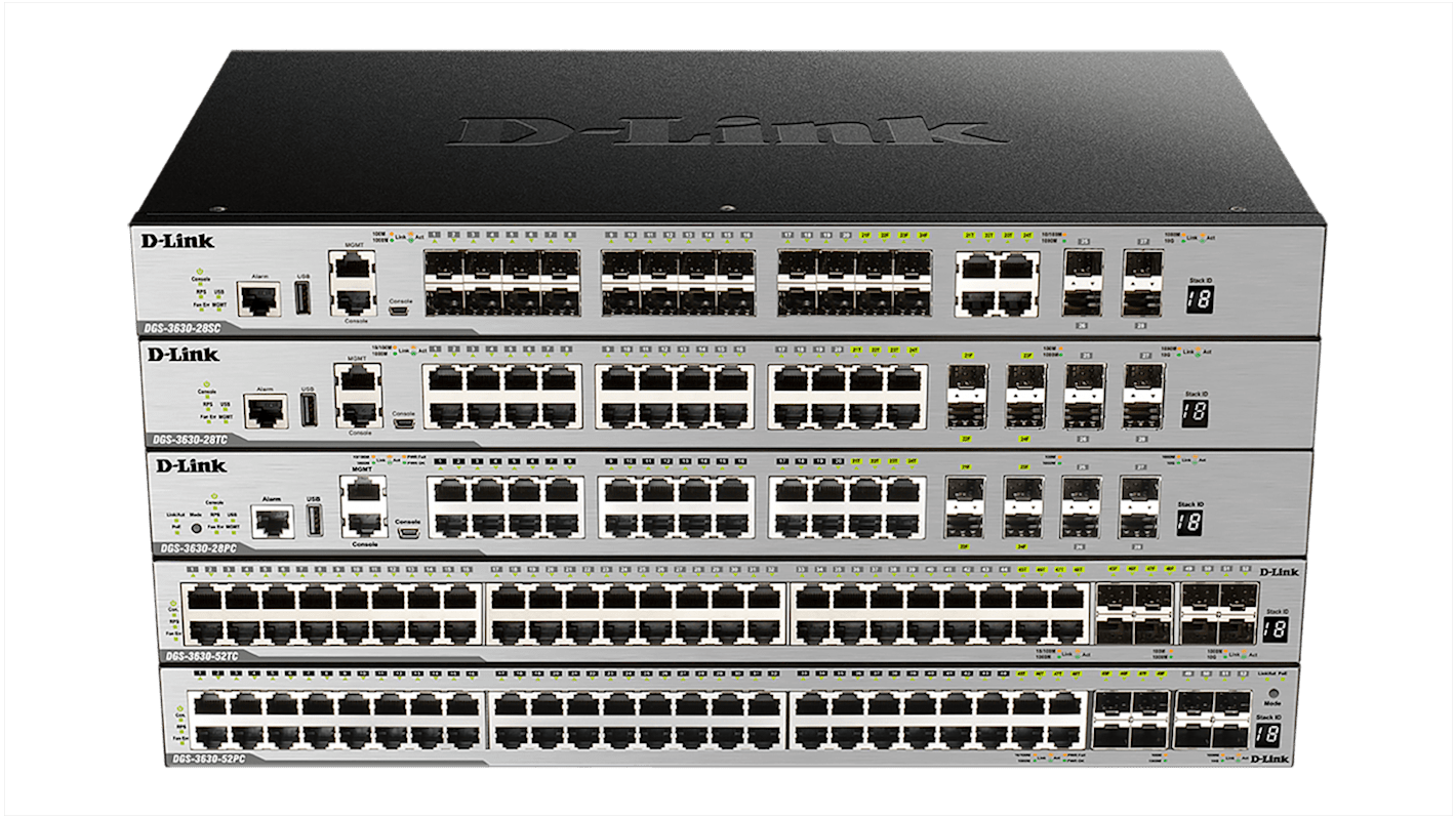 Commutateur géré D-Link DGS-3630-28PC/SI, 28 ports