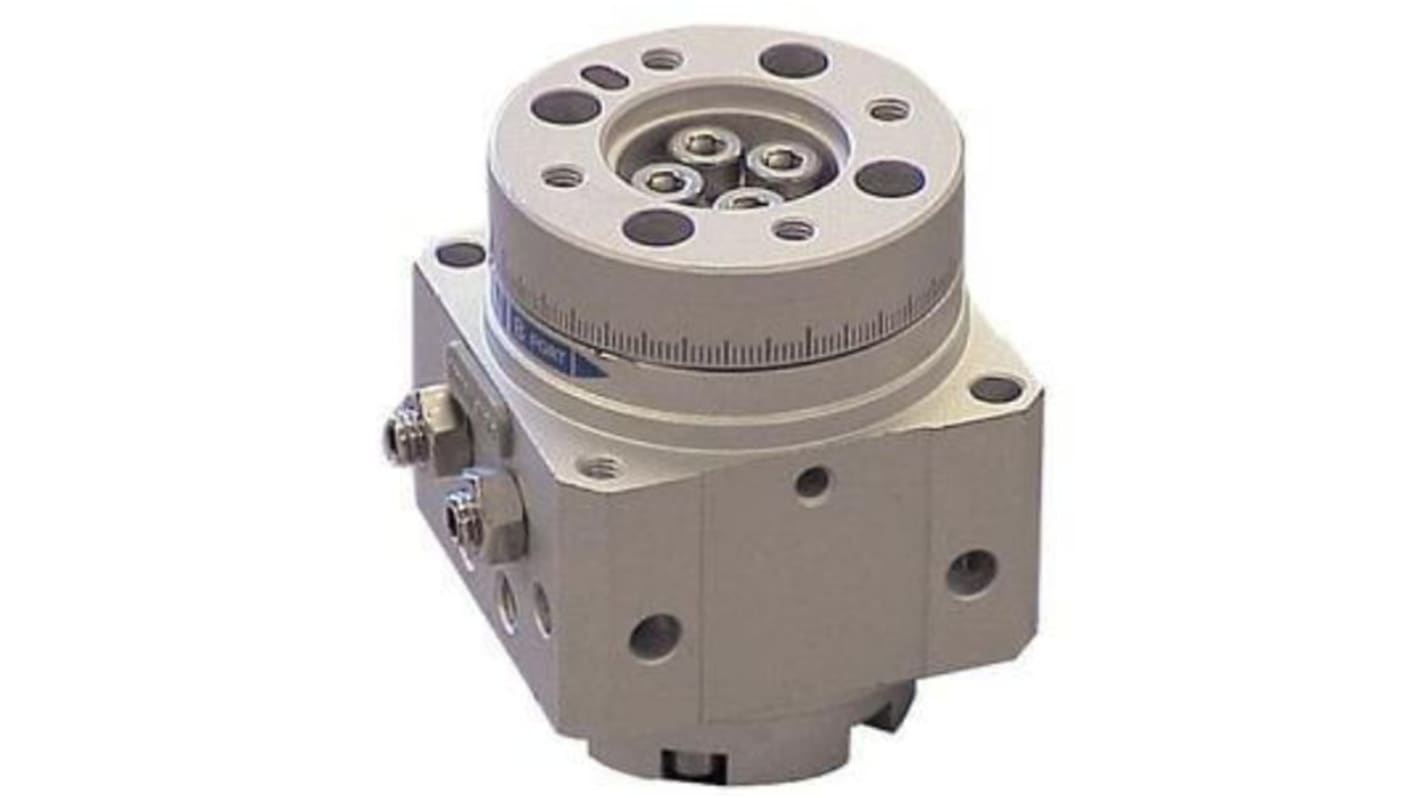 SMC MSUB Series 7 bar Pneumatic Rotary Actuator, 180° Rotary Angle, 21mm Bore