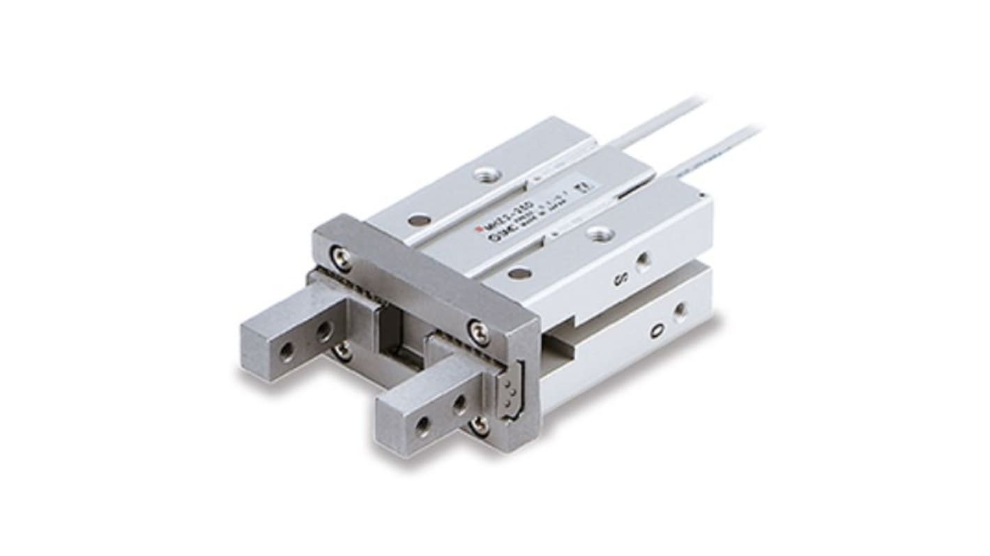 SMC 2 Finger Double Action Pneumatic Gripper, MHZ2-16SM, Parallel Gripping Type