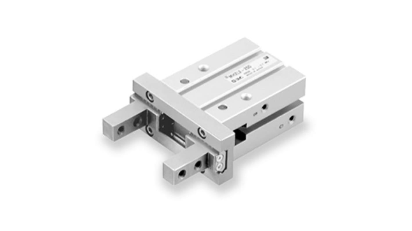 SMC MHZL2 Pneumatikgreifer, Zweifach-Ausführung, 2 Greifarme, Parallel, 7 bar max.