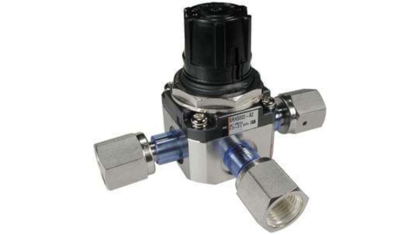 Regolatore pneumatico SMC serie SRH, attacco Rc 1/4, 0.02MPa → 0.7MPa