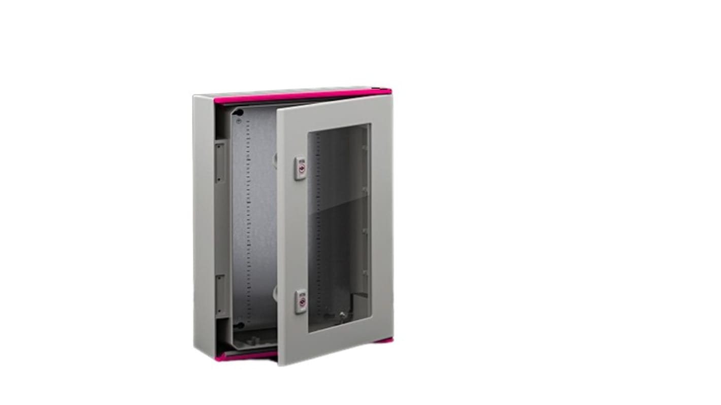 Rittal 147 Series Fibreglass Reinforced Polyester Wall Box, IP56, Viewing Window, 1000 mm x 800 x 300mm