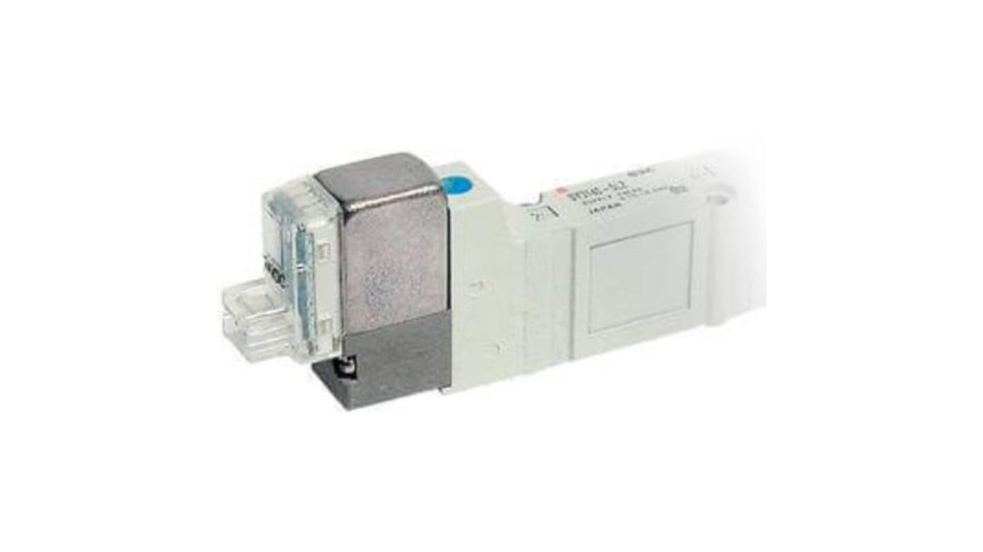 SMC 2 Position Single Valve Pneumatic Solenoid Valve - Solenoid One Touch Fitting 12 mm SY9000 Series