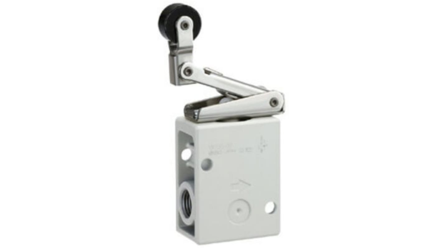 SMC Foot Pedal 2/2 Mechanical Valve VM100 Series, R 1/4, 2/3in, Series VM100