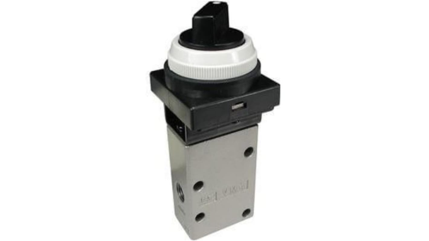 SMC Key Selector 3/2 Mechanical Valve VM400 Series, Rc 1/8, 1/4in, Series VM400