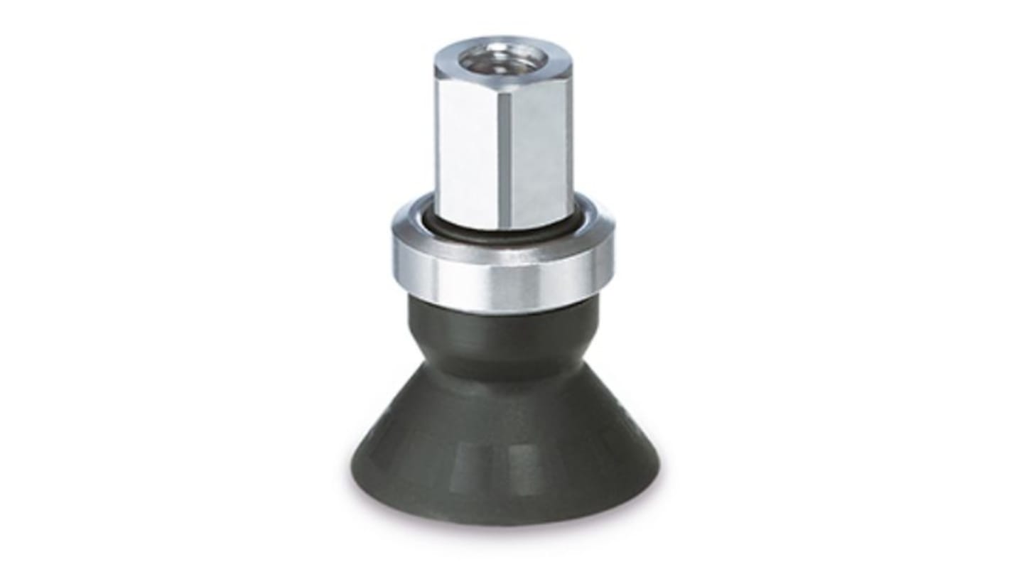 SMC 16mm Flat NBR Vaccum Pad ZPT16UN-A5, M5 x 0.8