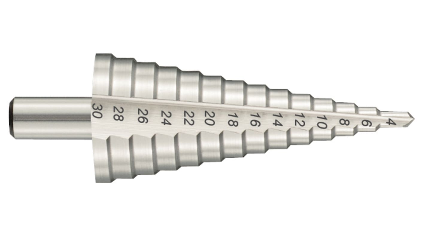 Tivoly High Speed Steel Step Drill Bit 6mm x 37mm