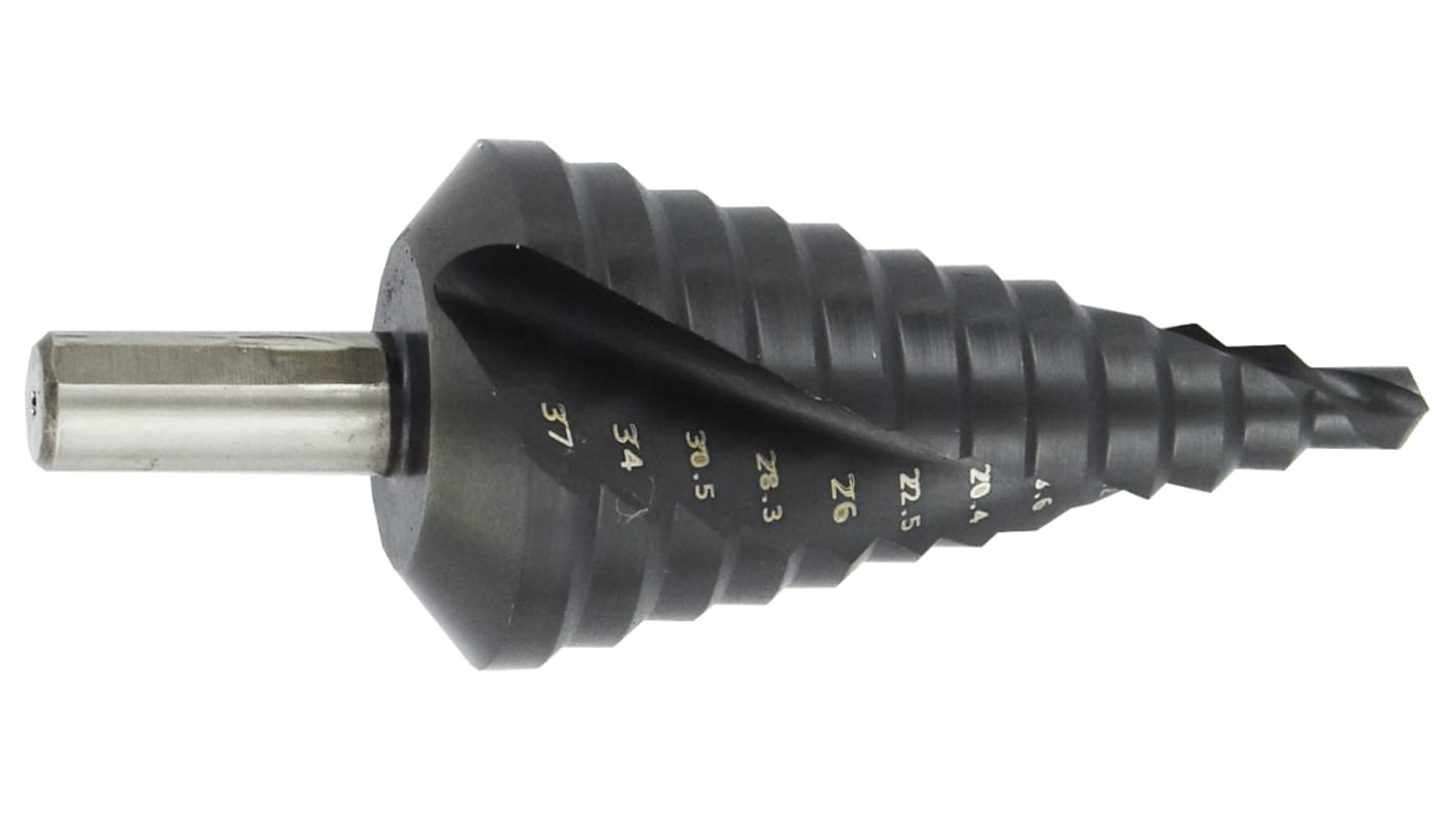 Tivoly HSS-Co Step Drill Bit 6mm x 37mm