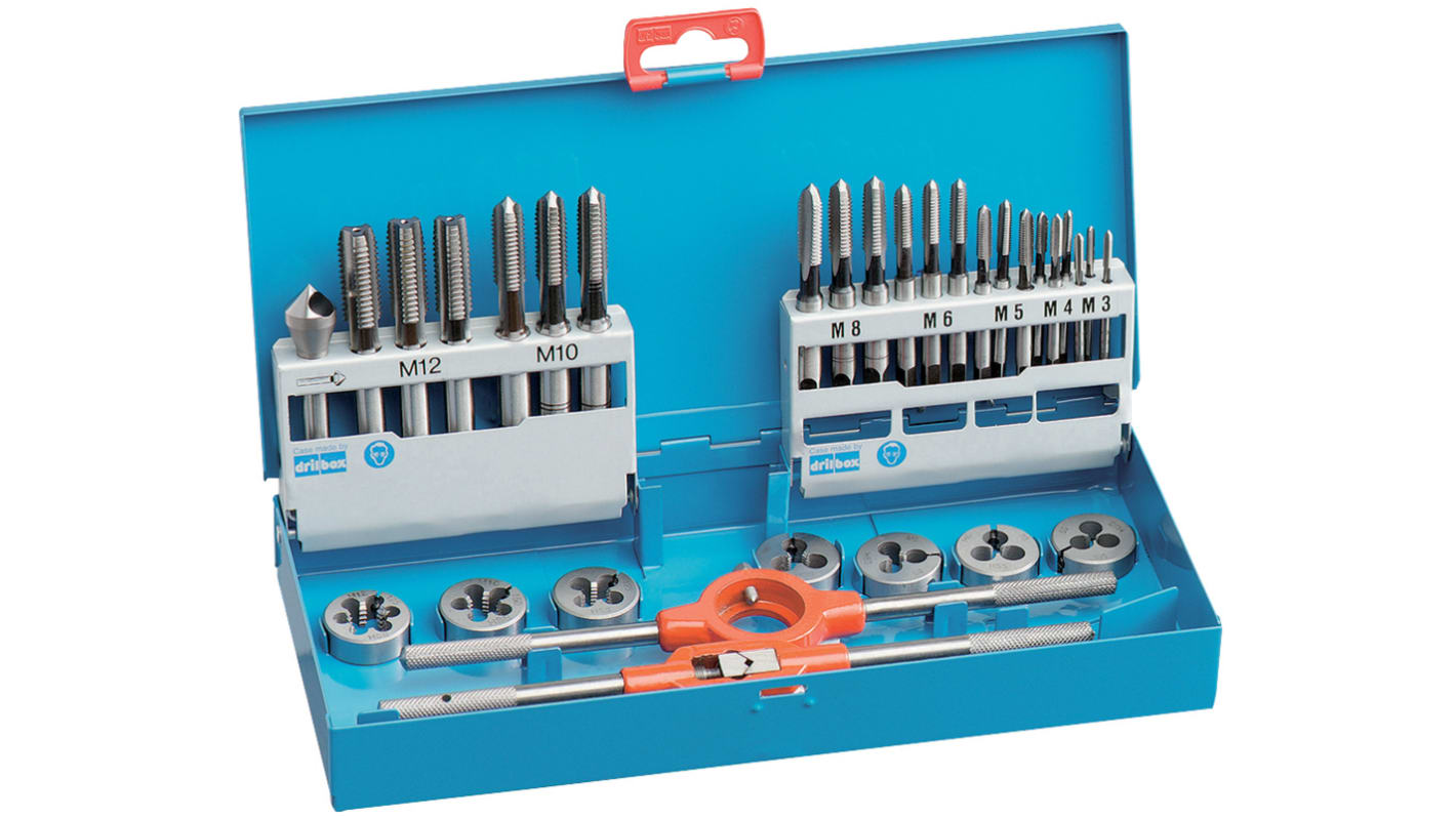 Tivoly 30-Piece, 12mm Max, 3mm Min, HSS Bits