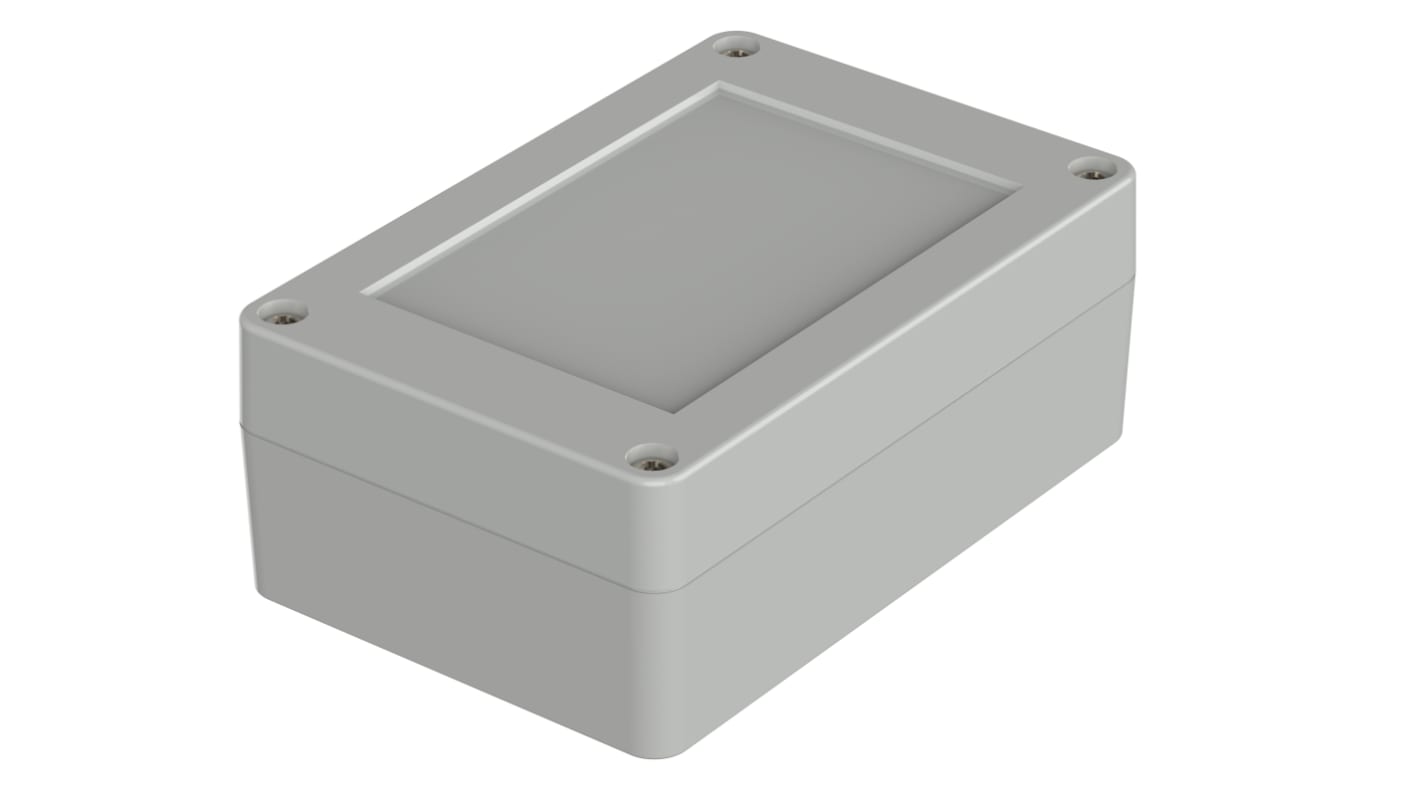 Bopla Euromas X Series Light Grey Polycarbonate Enclosure, IP66, IP68, IK07, Light Grey Lid, 105 x 70 x 40mm