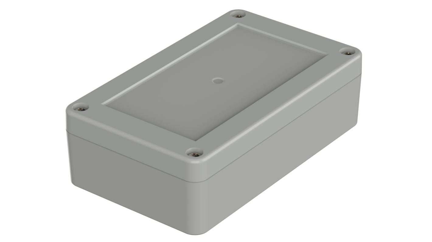 Bopla Euromas X Series Light Grey Polycarbonate Enclosure, IP66, IP68, IK07, Light Grey Lid, 125 x 75 x 37.2mm