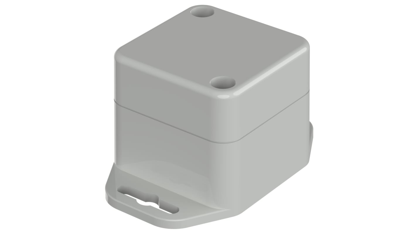 Bopla Euromas X, ABS Kabinet, IP66, IP68, Med flange, 44.8 x 44.8 x 40.1mm, Lysegrå