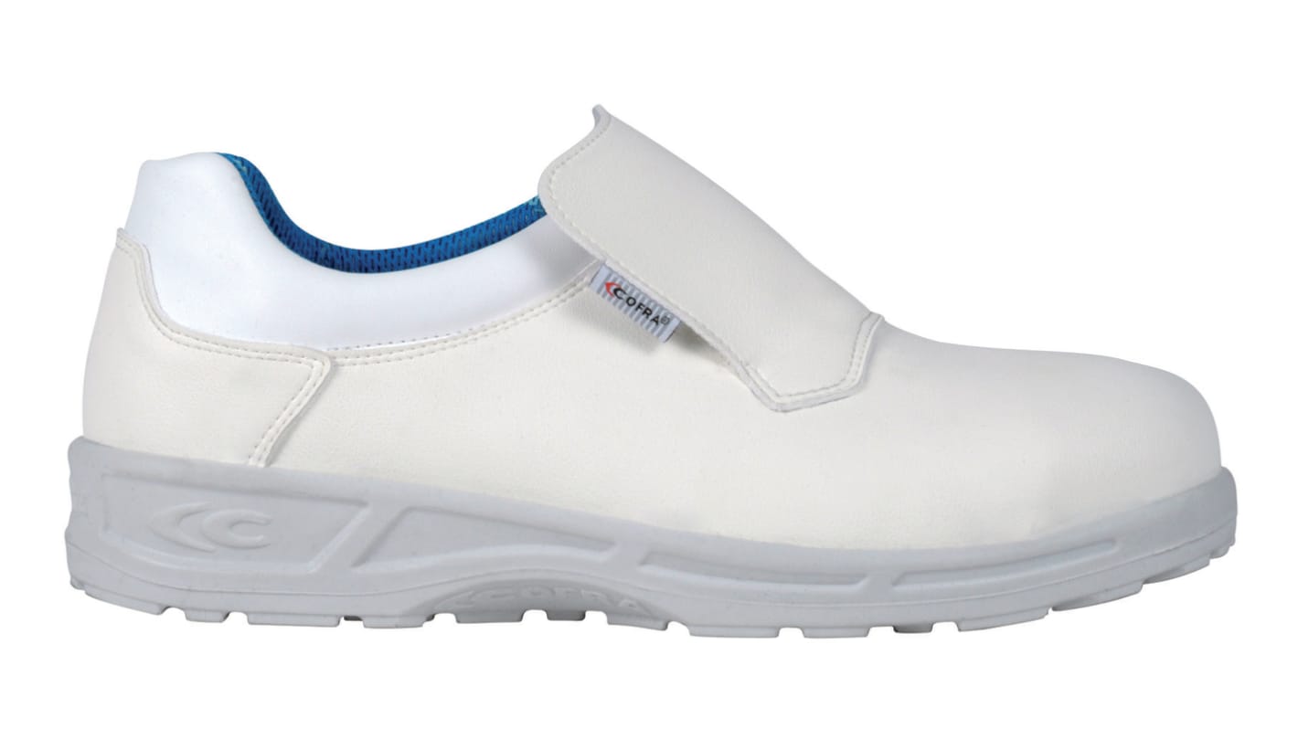 Scarpe antinfortunistiche Cofra CADMO WHITE S2 FO SR, 49  Unisex, con puntale di sicurezza
