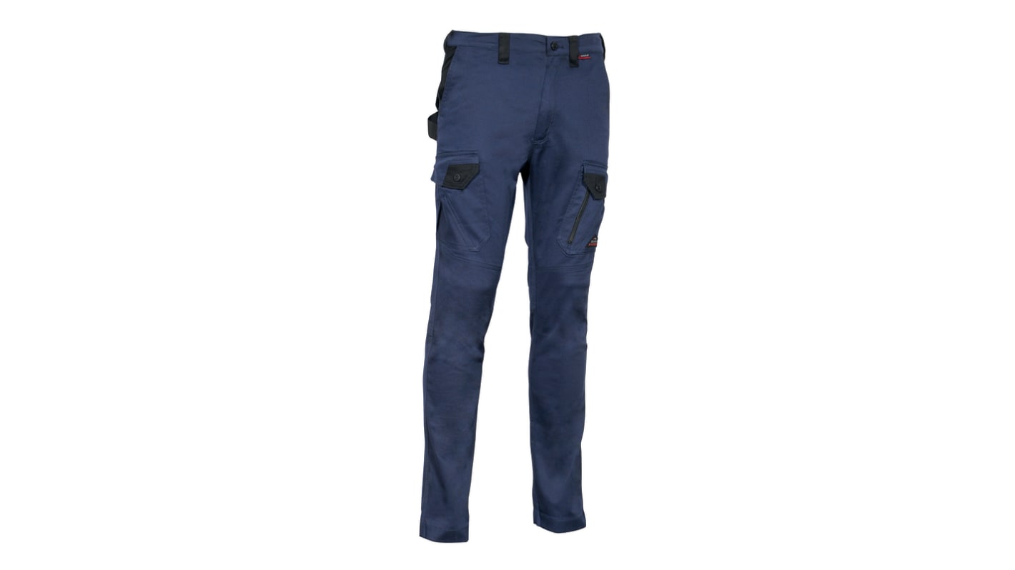 Pantaloni da lavoro JEMBER Blu Navy 3% Elastane, 37% Poliestere, 60% Cotone Di lunga durata 46 → 47poll 116