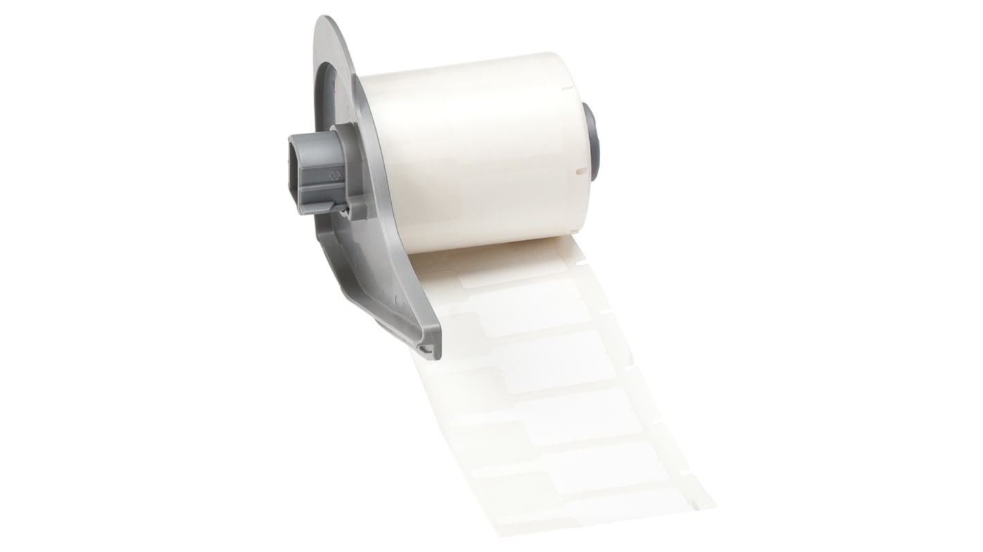 Brady B-425A Black on White Cable Labels, 29.97 mm Width, 20.02mm Label Length, 29.97mm Label Width