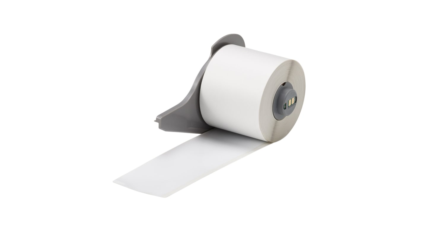 Brady B-595 Black on White Cable Labels, 15.24 m Length, 50.80 mm Width, 50.8mm Label Width