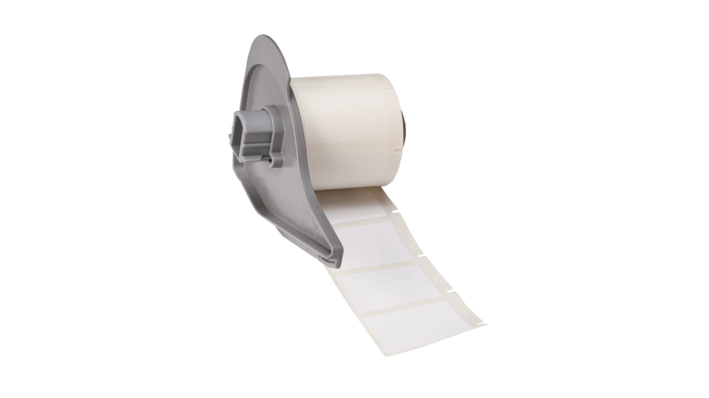 Brady B-423 Black on White Cable Labels, 38.10 mm Width, 25.4mm Label Length, 38.1mm Label Width
