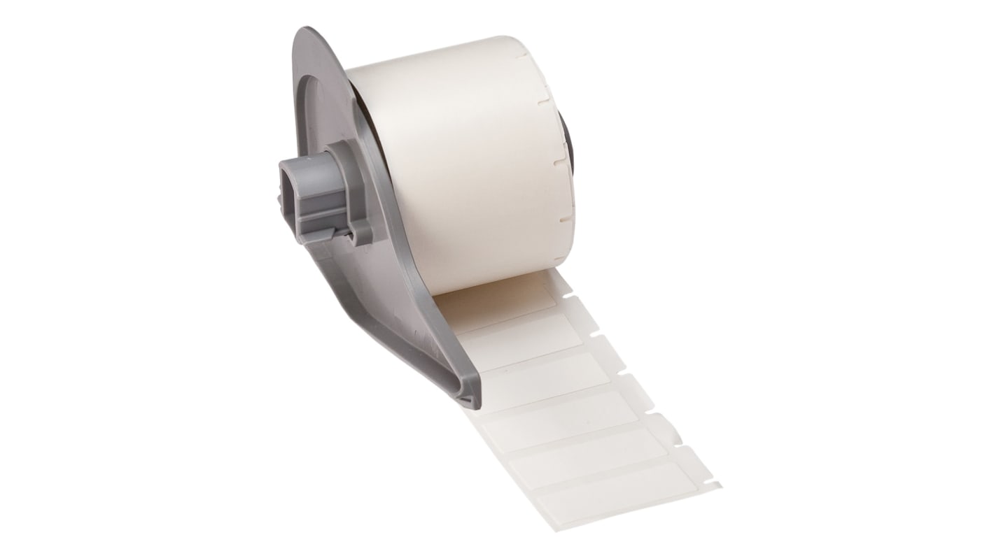 Brady B-423 Black on White Cable Labels, 38.10 mm Width, 12.7mm Label Length, 38.1mm Label Width