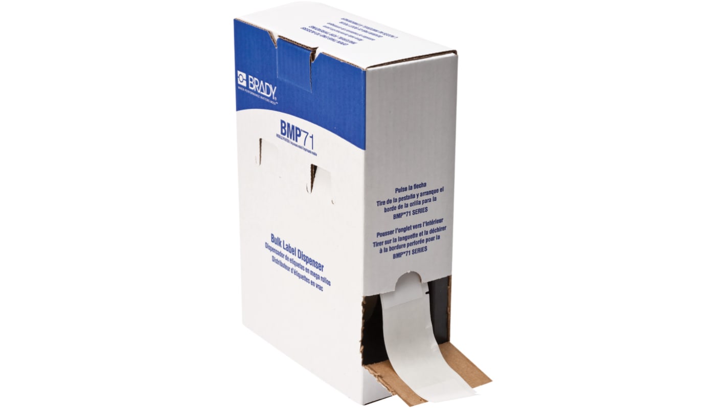 Cinta de impresora de etiquetas Brady para impresoras M610, M611, M710, BMP61, BMP71