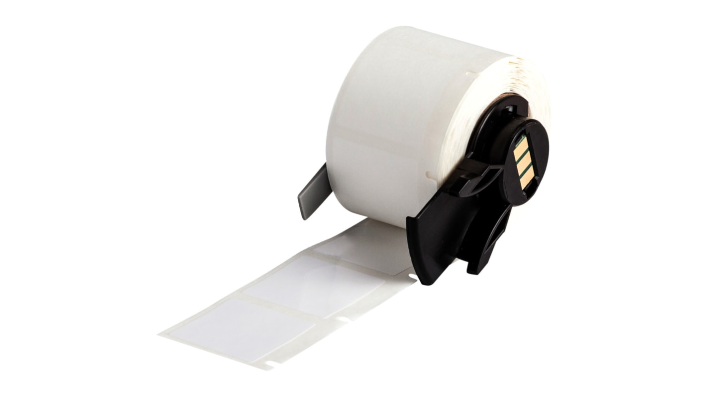 Brady B-423 Black on White Cable Labels, 25.40 mm Width, 25.40mm Label Length, 25.4mm Label Width